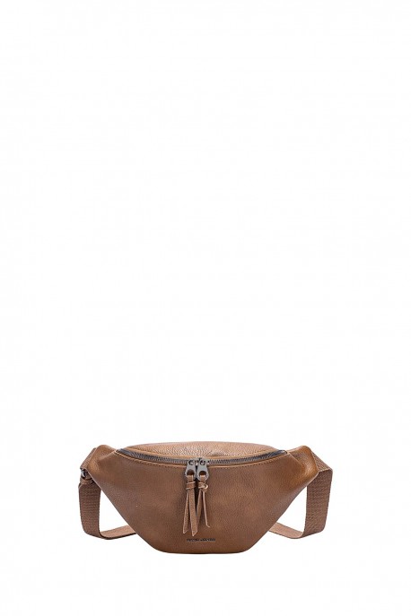 CM7209 Sac banane bandoulière David Jones : couleur:Camel fonc&eacute; (D.Camel)