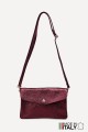 Metallic Leather crossbody clutch bag ZE-9010