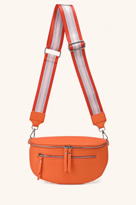 ZM-610 Sac banane bandoulière synthétique : couleur:Orange