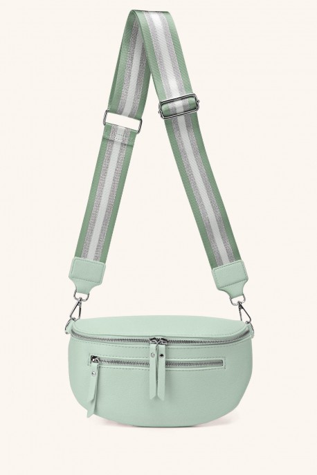 ZM-610 Sac banane bandoulière synthétique : couleur:Vert Opaline