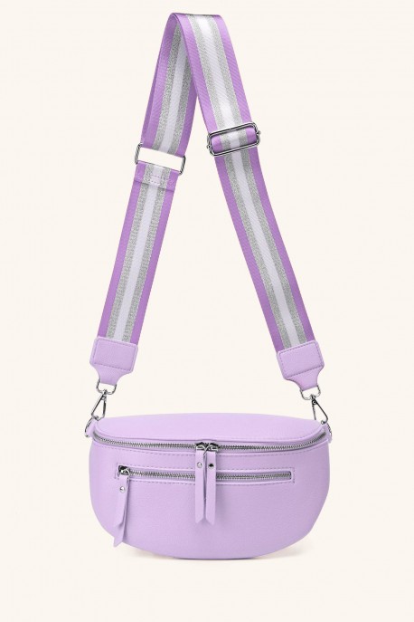ZM-610 Sac banane bandoulière synthétique : couleur:Lilas