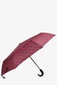Parapluie pliant auto open close motif damier totem phénix avec crosse - HS3361