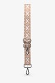 A40s-RS-AG-048s Adjustable patterned 3.8cm shoulder strap with silver carabiners