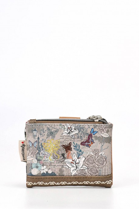 HD-25-24B Poretefeuille porte-monnaie synthétique RFID Sweet & Candy - Papillons
