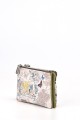 HD-28-24B Porte-monnaie Pochette double synthétique Sweet & Candy - Papillons