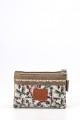 HD-28-24B Porte-monnaie Pochette double synthétique Sweet & Candy - Papillons