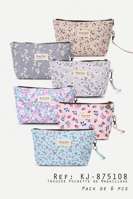 KJ85108 Make up bag : colour:Pack of 6