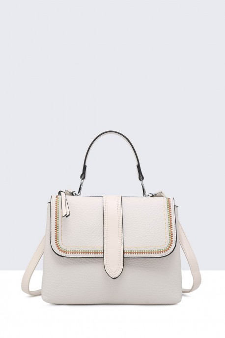 1320-BV Flap Satchel Handbag
