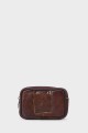 KJ86805 split leather pouch for belt