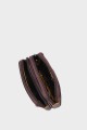 KJ86805 split leather pouch for belt