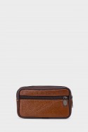KJ86806 Pochette ceinture en croûte de cuir