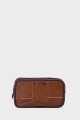 KJ86806 Pochette ceinture en croûte de cuir