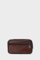 KJ86806 Pochette ceinture en croûte de cuir