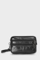 KJ8604 Pochette main en croûte de cuir