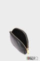 ZE-8006-LM-DG-FLP002 Porte-monnaie cuir brioche motif Léopard imprimé sur peau poilu