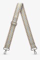 A40-RS-AG-051 Bandoulière à motif réglable avec mousquetons argenté