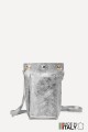 Metallic Leather crossbody clutch bag ZE-9014-MT