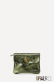 Porte-monnaie Pochette cuir métallisé ZE-8001