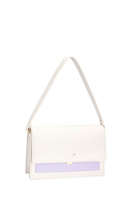 CM5659H Sac à main cartable à rabat David Jones : couleur:Brume de Lavande (LAVENDER FOG)
