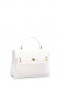DAVID JONES CM7449 Transparent PVC handbag