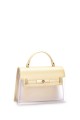 DAVID JONES CM7449 Transparent PVC handbag