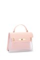DAVID JONES CM7449 Transparent PVC handbag