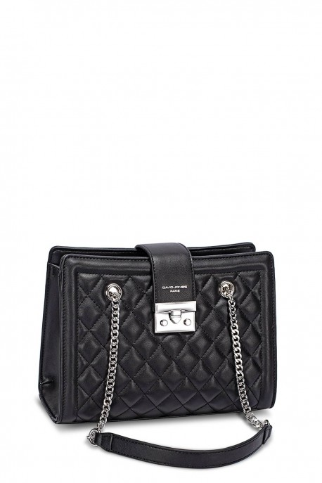 GN-21113N David Jones Sac à main porté épaule matelassé avec lanière en chaine