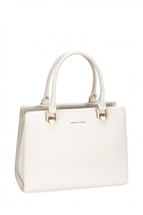 CM7441 Sac à main style Dame David Jones : couleur:Cr&egrave;me de coco (Coconut cream)