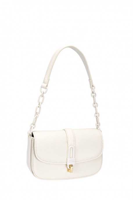 CM7434 Sacs baguette avec rabat David Jones : couleur:Cr&egrave;me de coco (Coconut cream)