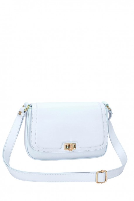 CM7510 David Jones Crossbody Bag with Flap : colour:STARLIGHT BLUE