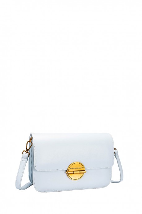 CM7549 Sac bandoulière avec rabat David Jones : couleur:BLEU &Eacute;TOILE (STARLIGHT BLUE)