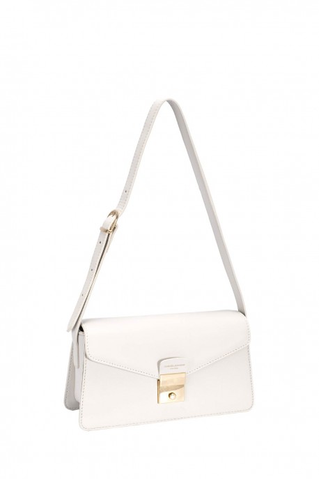 CM7557 Baguette Shoulder Bag with Flap David Jones : colour:Coconut cream