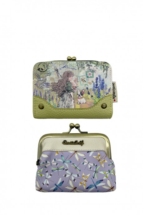 Sweet & Candy Porte-monnaie porte carte synthétique C-073-02-25A