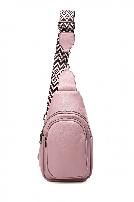 LX2650 Sac banane holster à bandoulière synthétique : couleur:Rose (Pink)