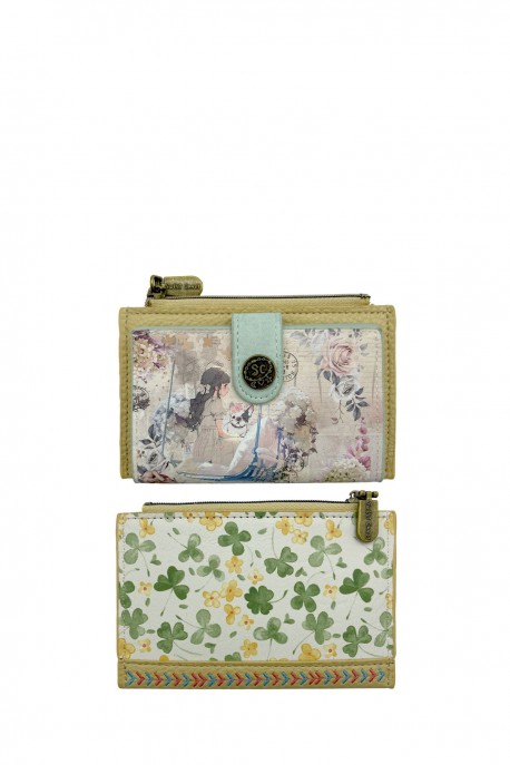 C-279-02-25A Porte-carte porte-monnaie synthétique Sweet & Candy
