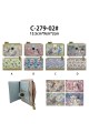 C-279-02-25A Porte-carte porte-monnaie synthétique Sweet & Candy