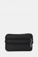 KJ602 Pochette main ceinture en croûte de cuir