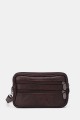 KJ602 Pochette main ceinture en croûte de cuir