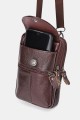 Split Leather crossbody bag - Phone size KJ86702