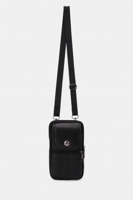 Split Leather crossbody bag - Phone size KJ1504