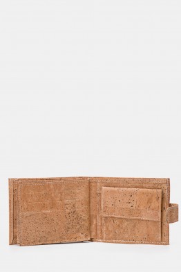 KJF5578 Portefeuille format italien en liège synthétique