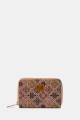 KJ22074 Synthetic printed Cork wallet