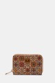 KJ22074 Synthetic printed Cork wallet