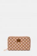 KJ22075 Synthetic printed Cork wallet