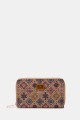 KJ22075 Synthetic printed Cork wallet