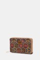 KJ22075 Synthetic printed Cork wallet