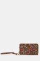 KJ22075 Synthetic printed Cork wallet