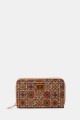 KJ22075 Synthetic printed Cork wallet
