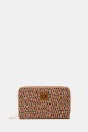 KJ22075 Synthetic printed Cork wallet