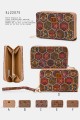 KJ22075 Synthetic printed Cork wallet